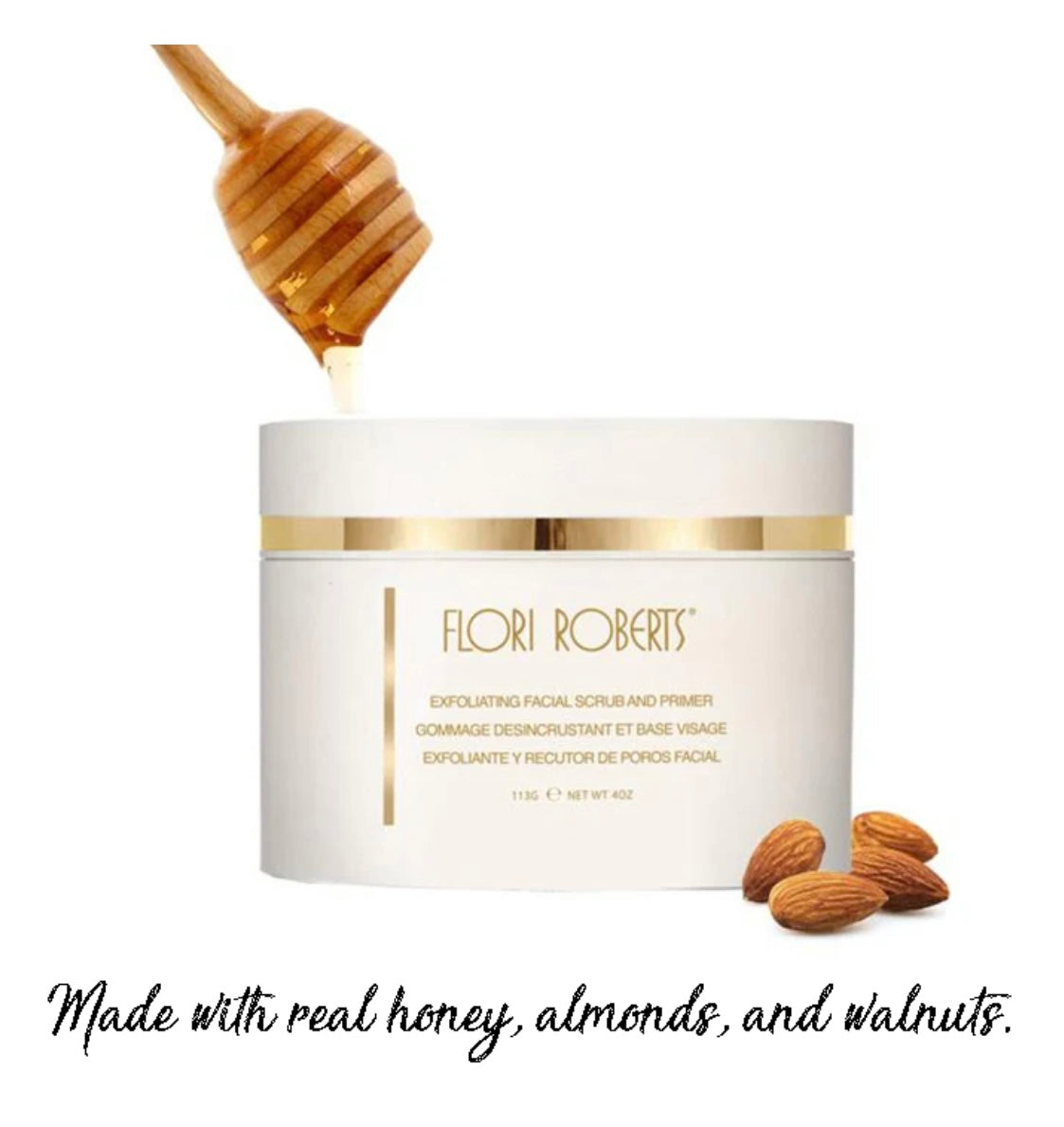 FLORI ROBERTS EXFOLIATING SCRUB & PRIMER